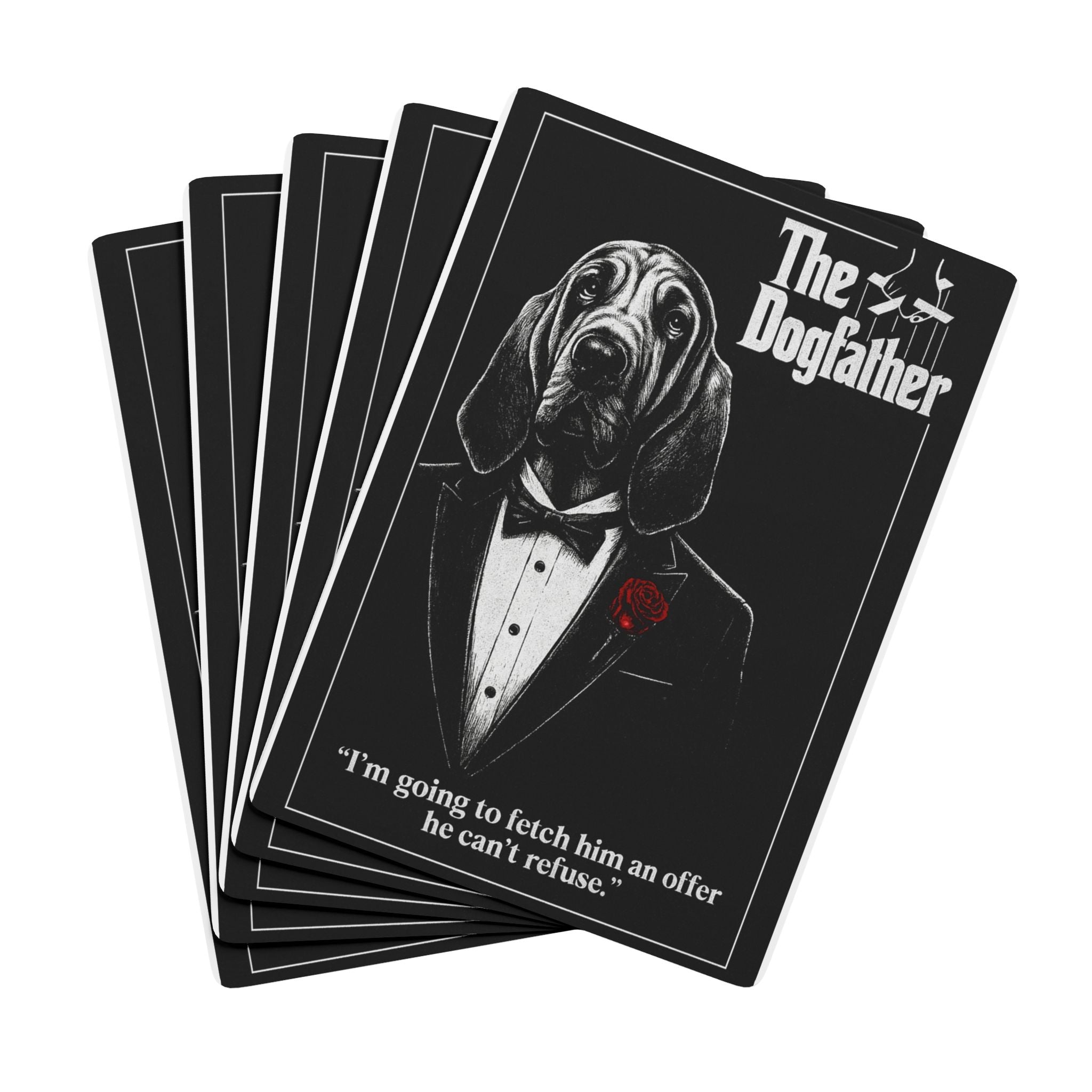 The Dogfather Playing Cards | Funny Gift for Dog Lovers and Movie Fans